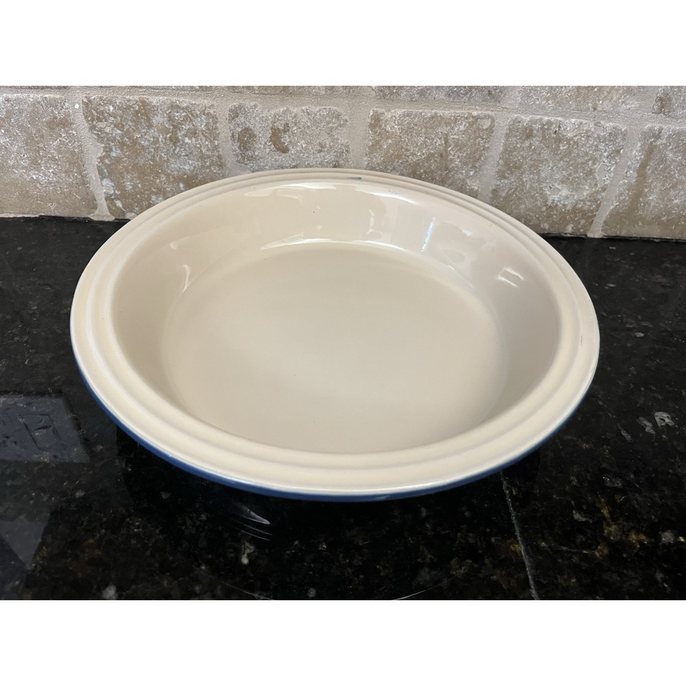 Le Creuset 10" Pie Plate Teal Blue Baking‎ Kitchen New No Box